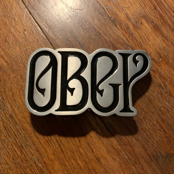 Obey Other - OBEY Belt Buckle Rare